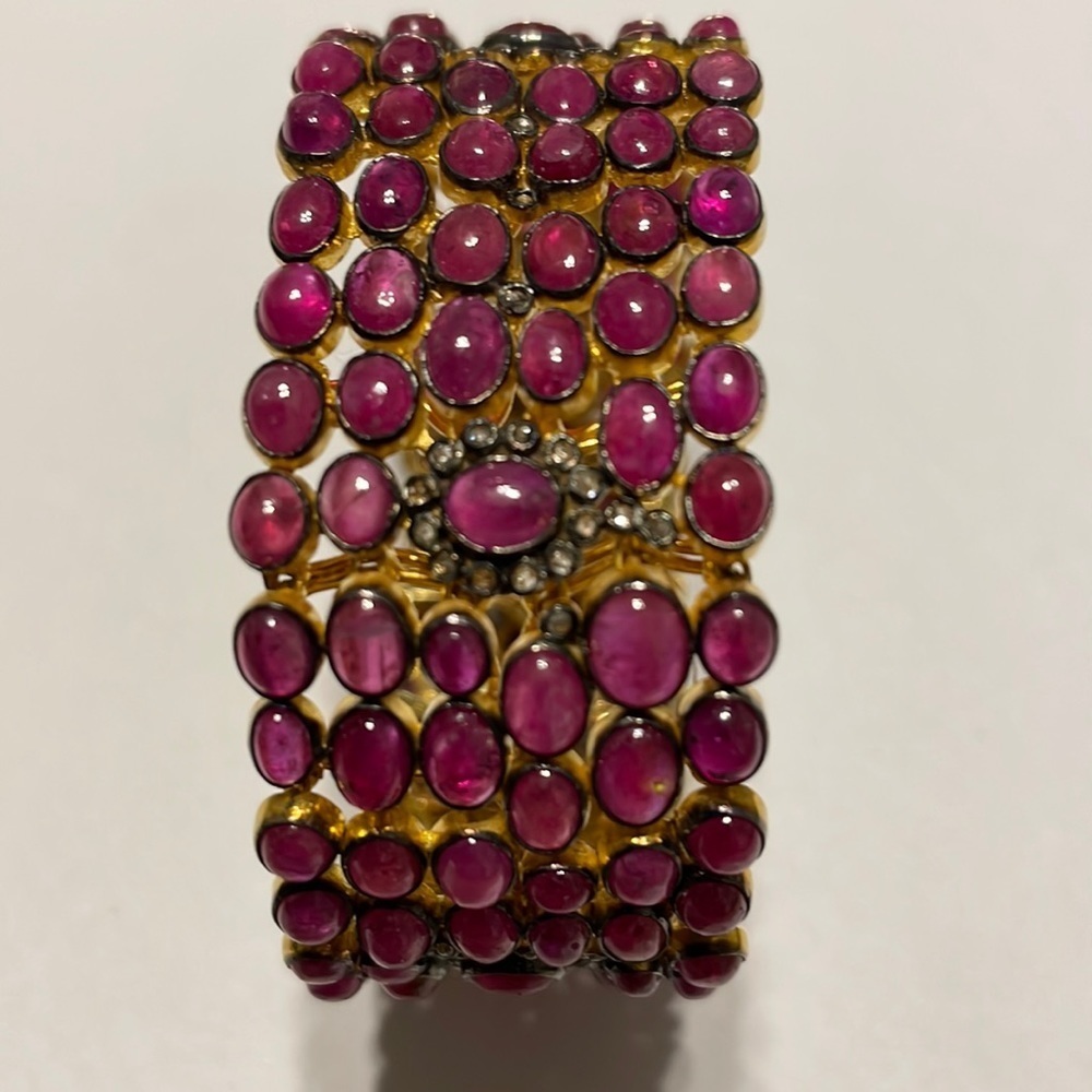 Ruby Six Layered Bracelet Bangle - image 1